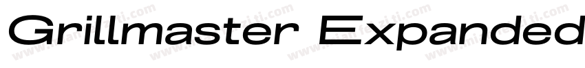 Grillmaster Expanded Black字体转换